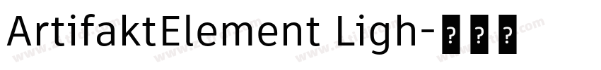 ArtifaktElement Ligh字体转换 ArtifaktElement Ligh字体转换